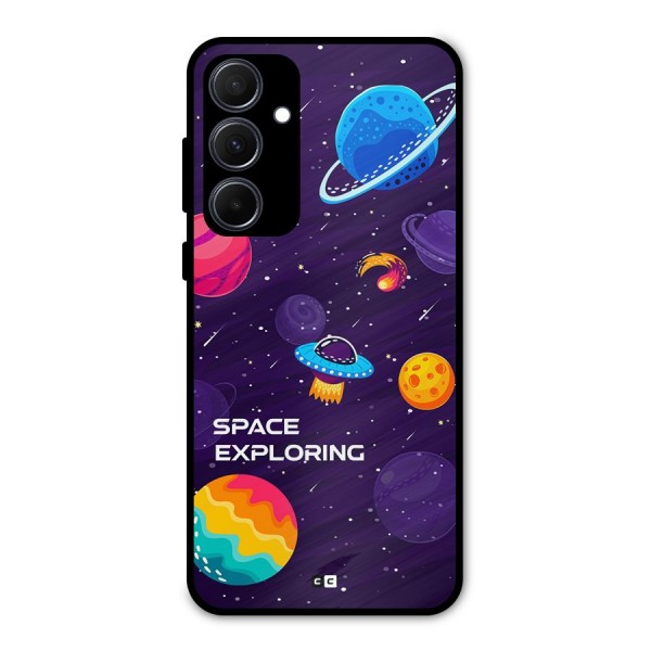 Space Exploring Metal Back Case for Galaxy A35