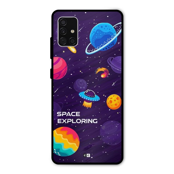 Space Exploring Metal Back Case for Galaxy A51