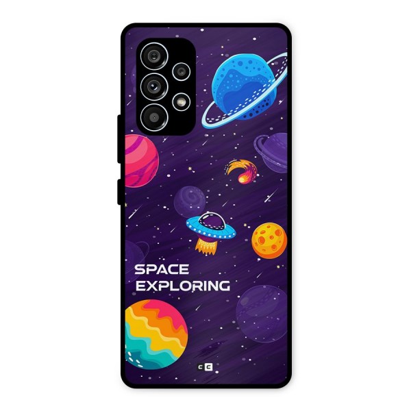 Space Exploring Metal Back Case for Galaxy A53 5G