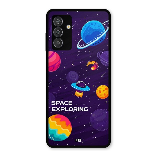 Space Exploring Metal Back Case for Galaxy F13