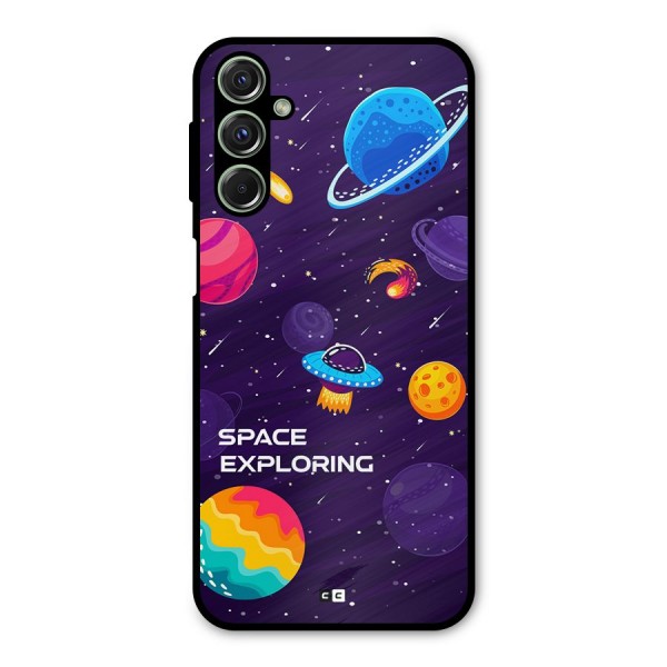 Space Exploring Metal Back Case for Galaxy F34