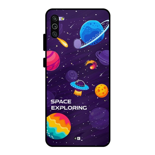 Space Exploring Metal Back Case for Galaxy M11