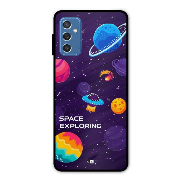 Space Exploring Metal Back Case for Galaxy M52 5G