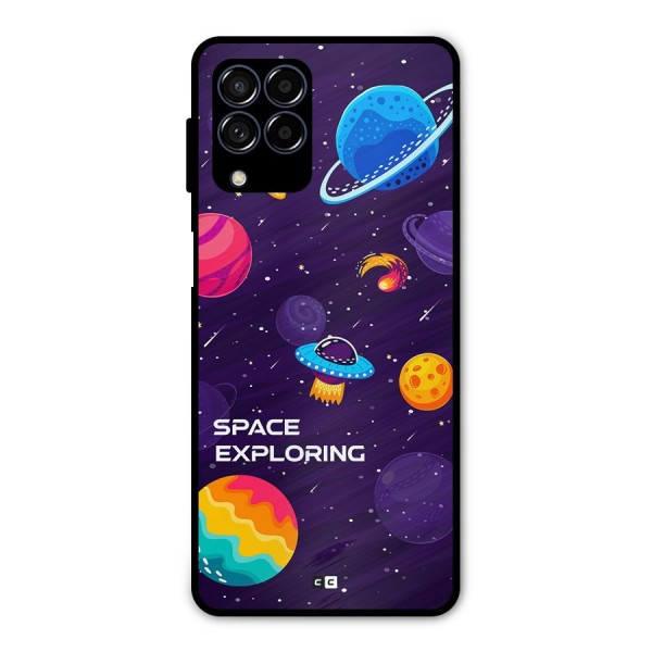 Space Exploring Metal Back Case for Galaxy M53 5G