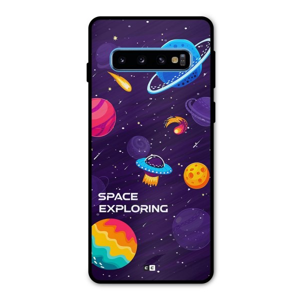 Space Exploring Metal Back Case for Galaxy S10