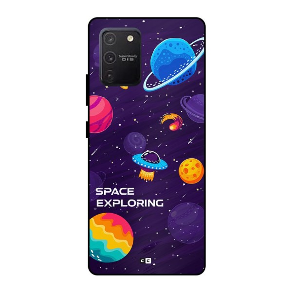 Space Exploring Metal Back Case for Galaxy S10 Lite