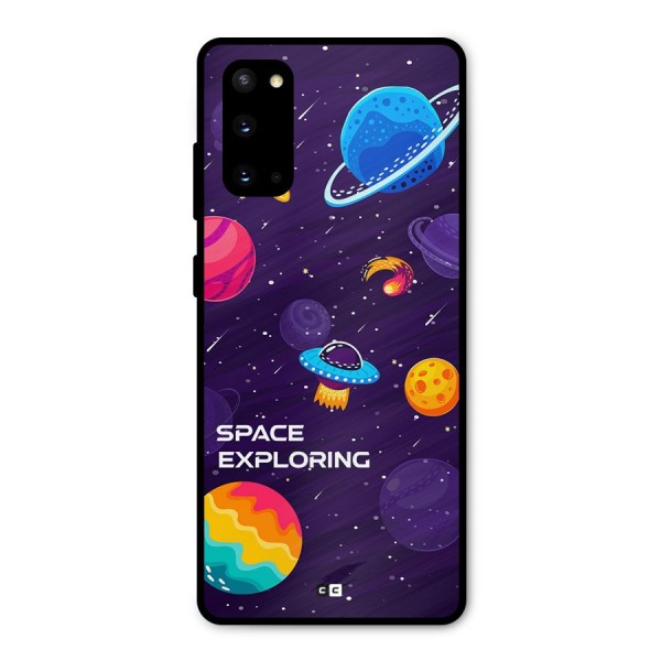 Space Exploring Metal Back Case for Galaxy S20