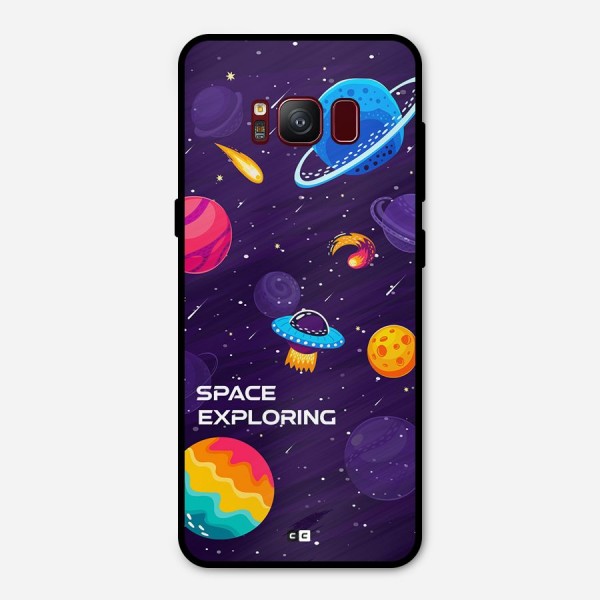 Space Exploring Metal Back Case for Galaxy S8