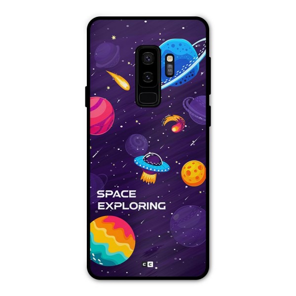 Space Exploring Metal Back Case for Galaxy S9 Plus