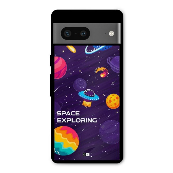 Space Exploring Metal Back Case for Google Pixel 7