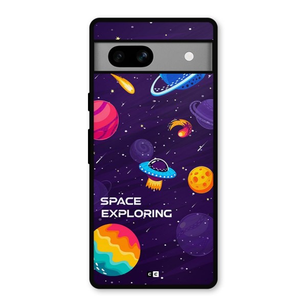 Space Exploring Metal Back Case for Google Pixel 7a