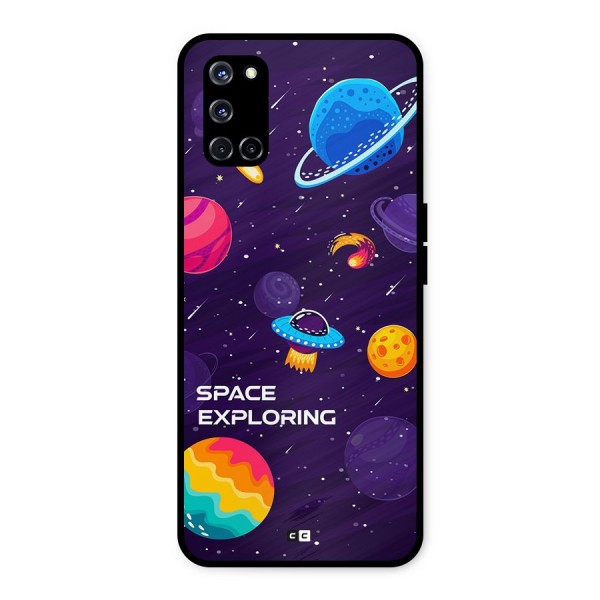 Space Exploring Metal Back Case for Oppo A52