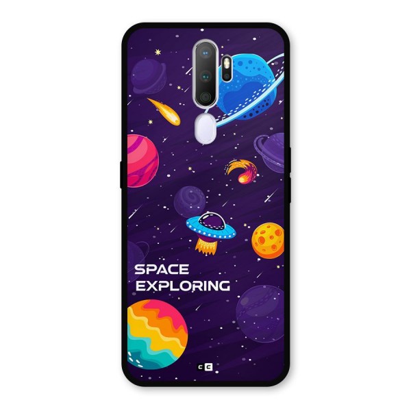 Space Exploring Metal Back Case for Oppo A9 (2020)