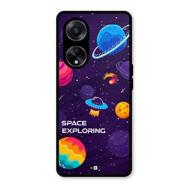 Space Exploring Metal Back Case for Oppo F23