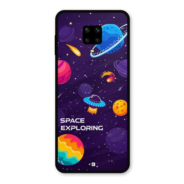 Space Exploring Metal Back Case for Poco M2