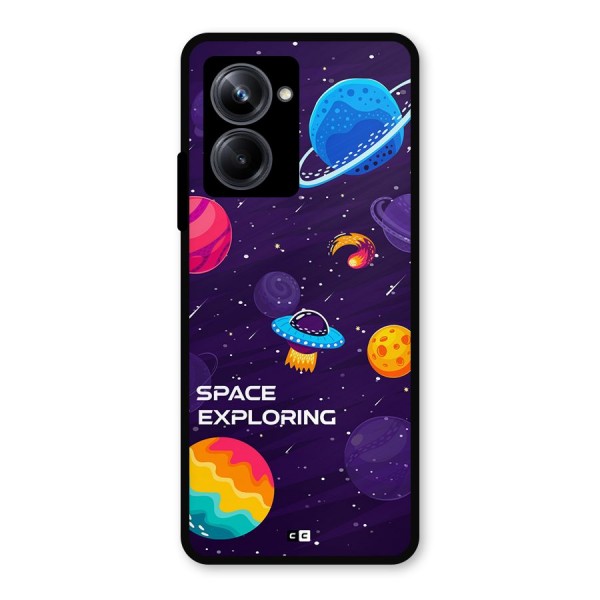 Space Exploring Metal Back Case for Realme 10 Pro