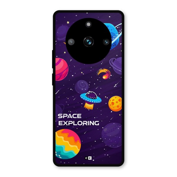 Space Exploring Metal Back Case for Realme 11 Pro