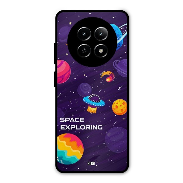 Space Exploring Metal Back Case for Realme 12 5G