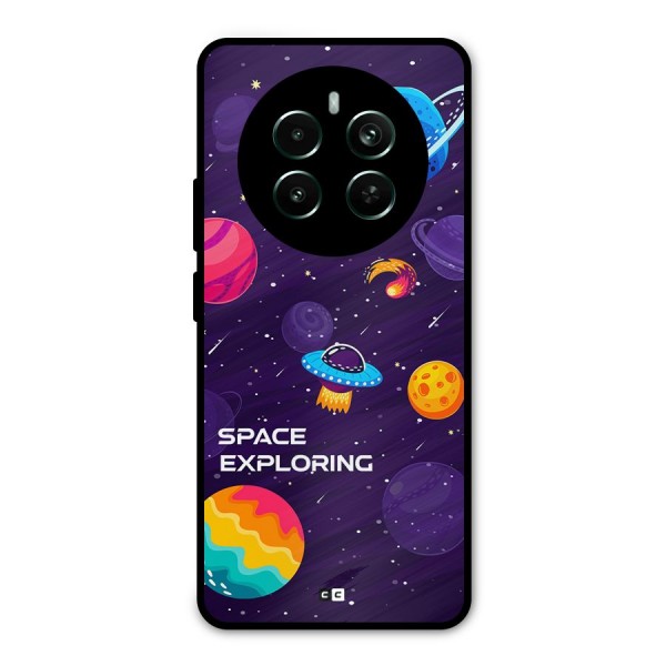 Space Exploring Metal Back Case for Realme 12 Plus