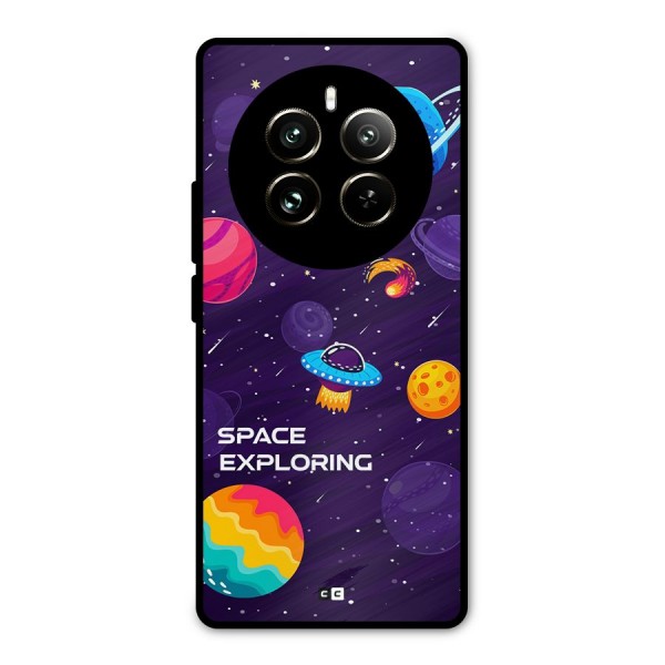 Space Exploring Metal Back Case for Realme 12 Pro