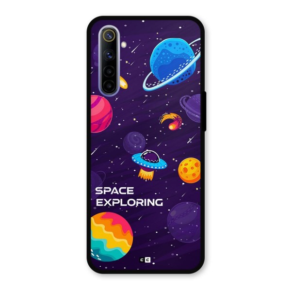 Space Exploring Metal Back Case for Realme 6