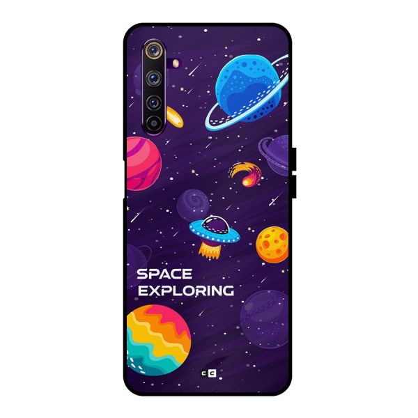 Space Exploring Metal Back Case for Realme 6 Pro