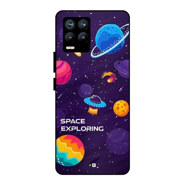 Space Exploring Metal Back Case for Realme 8