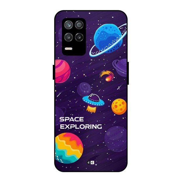 Space Exploring Metal Back Case for Realme 8s 5G