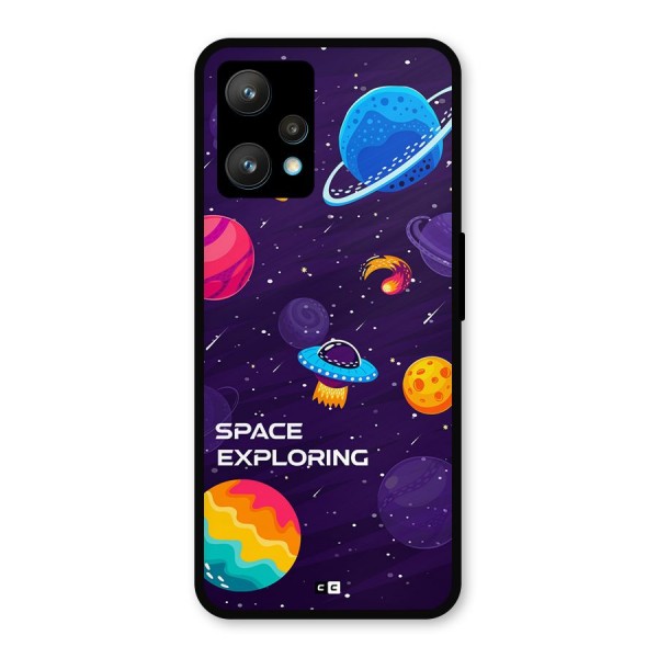 Space Exploring Metal Back Case for Realme 9