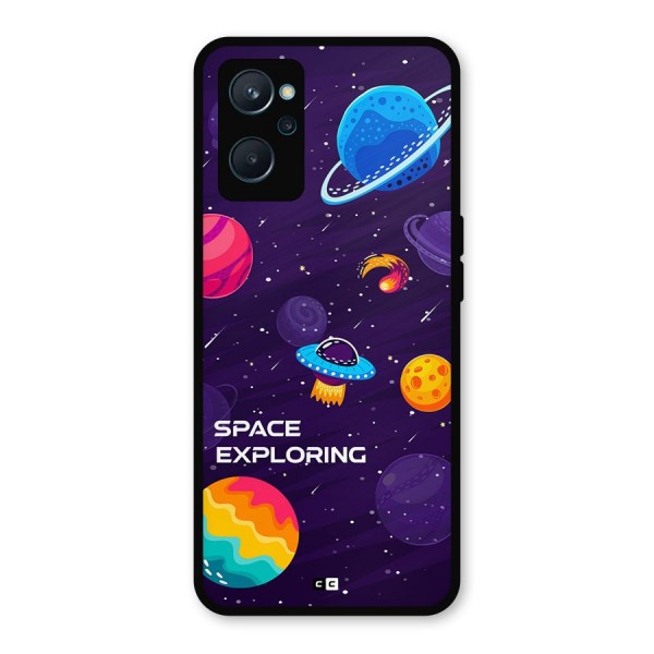 Space Exploring Metal Back Case for Realme 9i