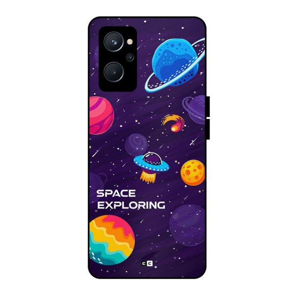 Space Exploring Metal Back Case for Realme 9i 5G