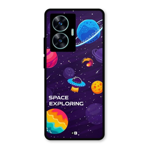 Space Exploring Metal Back Case for Realme C55