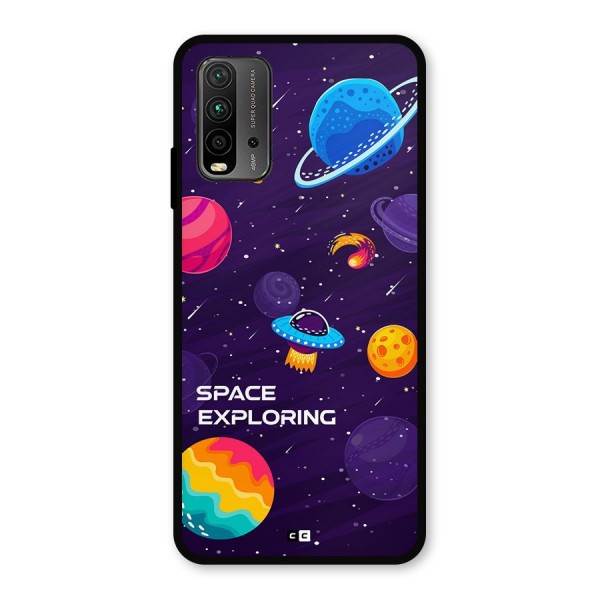 Space Exploring Metal Back Case for Redmi 9 Power