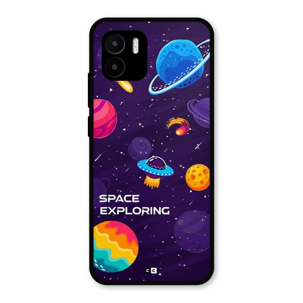 Space Exploring Metal Back Case for Redmi A2