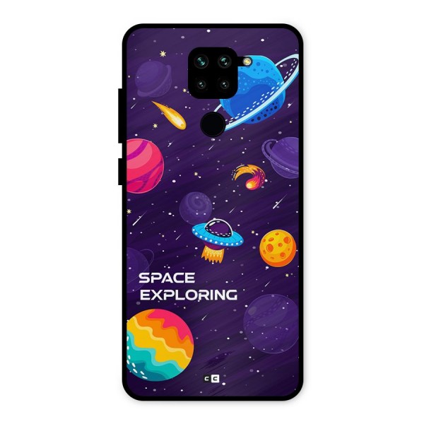 Space Exploring Metal Back Case for Redmi Note 9