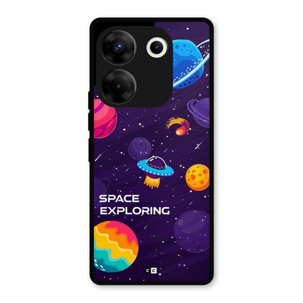 Space Exploring Metal Back Case for Tecno Camon 20