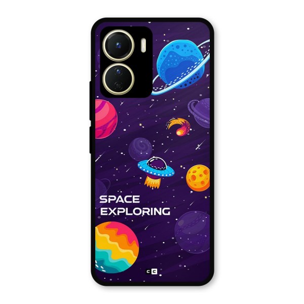 Space Exploring Metal Back Case for Vivo T2x