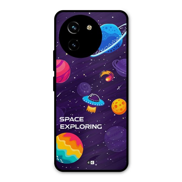 Space Exploring Metal Back Case for Vivo T3x