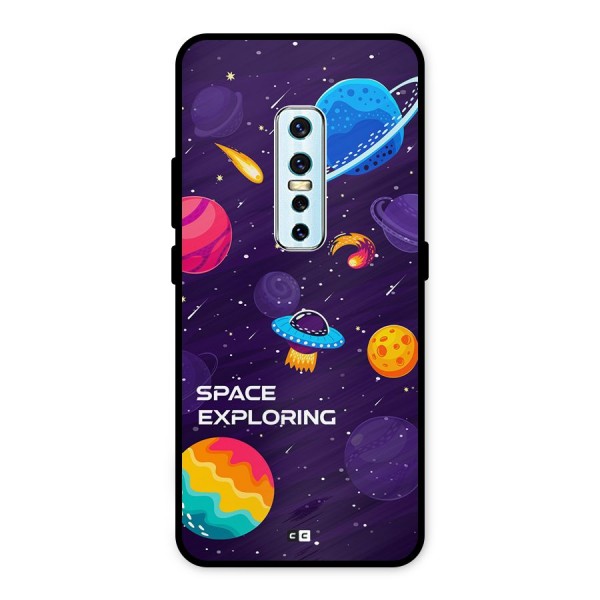 Space Exploring Metal Back Case for Vivo V17 Pro