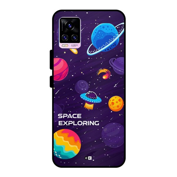 Space Exploring Metal Back Case for Vivo V20 Pro