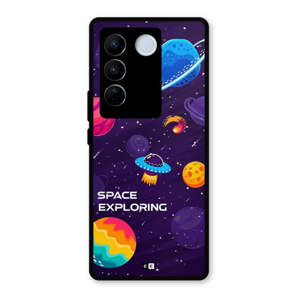 Space Exploring Metal Back Case for Vivo V27