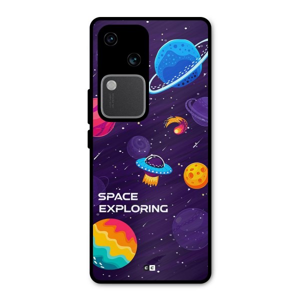 Space Exploring Metal Back Case for Vivo V30