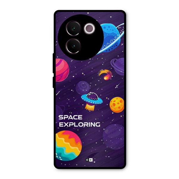 Space Exploring Metal Back Case for Vivo V30e