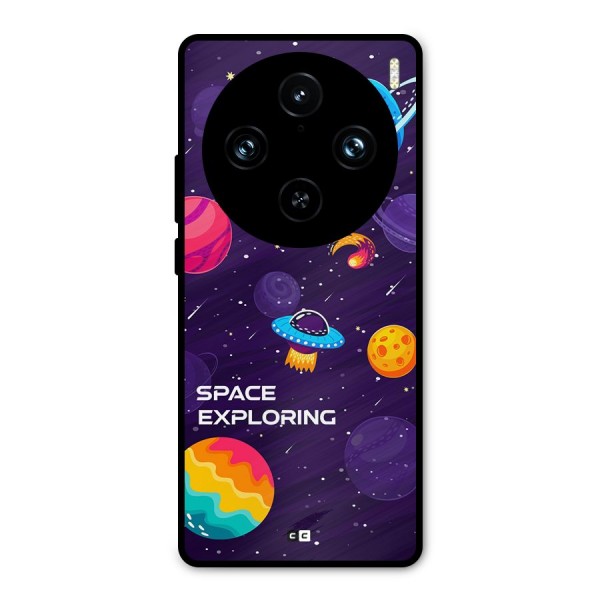 Space Exploring Metal Back Case for Vivo X100 Pro