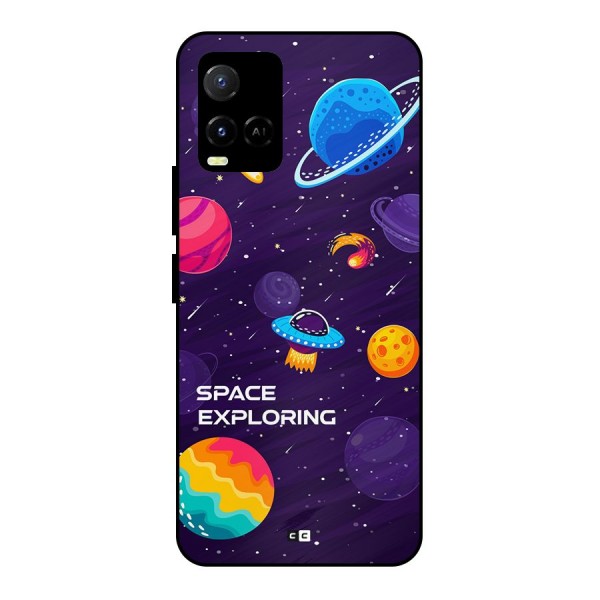 Space Exploring Metal Back Case for Vivo Y21