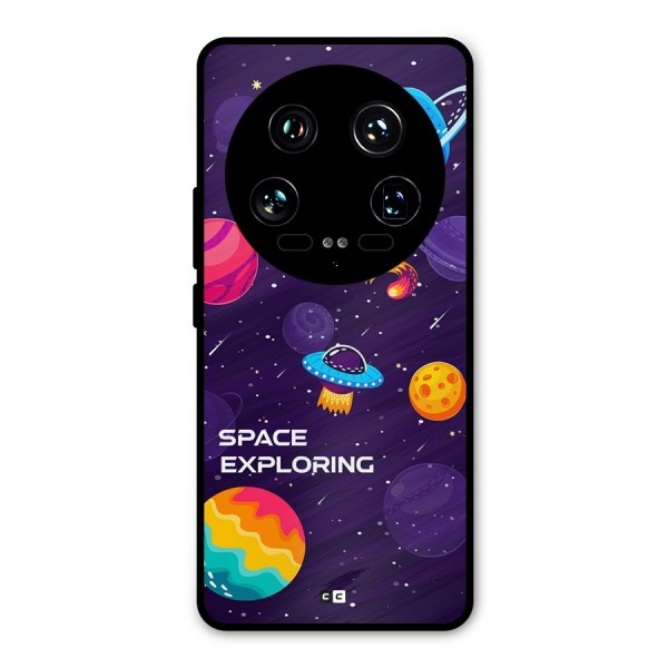 Space Exploring Metal Back Case for Xiaomi 14 Ultra