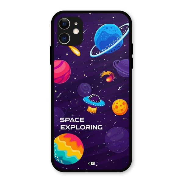 Space Exploring Metal Back Case for iPhone 11