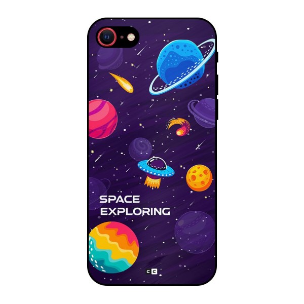 Space Exploring Metal Back Case for iPhone 7