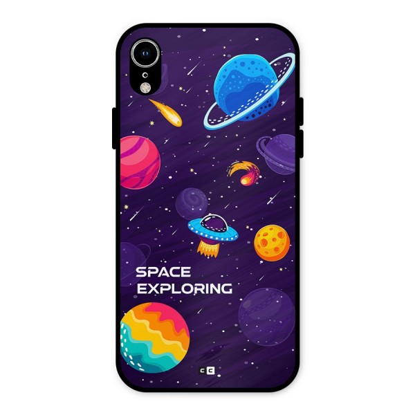 Space Exploring Metal Back Case for iPhone XR