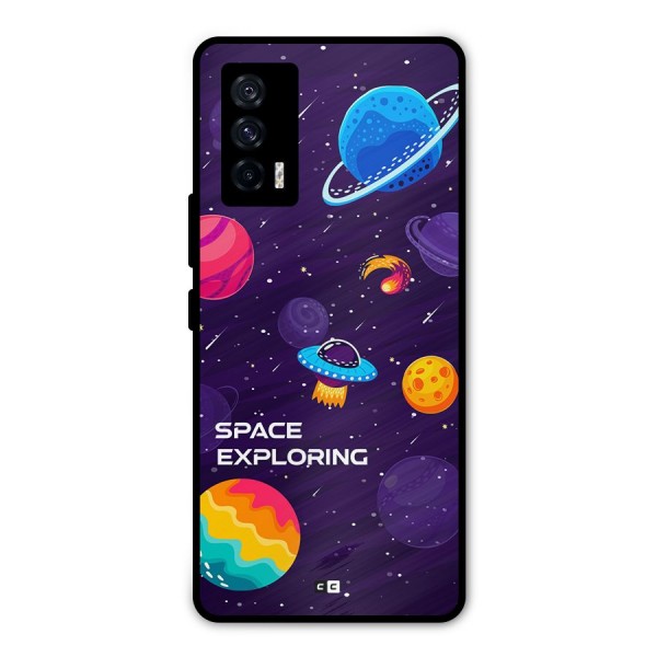 Space Exploring Metal Back Case for iQOO 7 5G